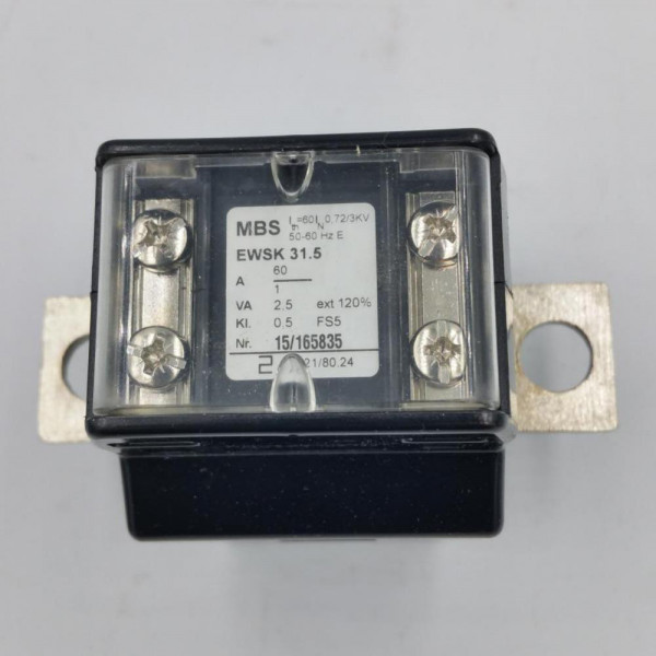 NIEDERSPANNUNGS-STROMWANDLER MBS EWSK 31.5