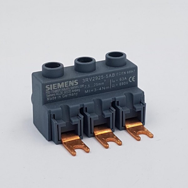 Siemens Einspeiseklemme fuer 3-Phasen-Sammelschiene 3RV2925-5AB