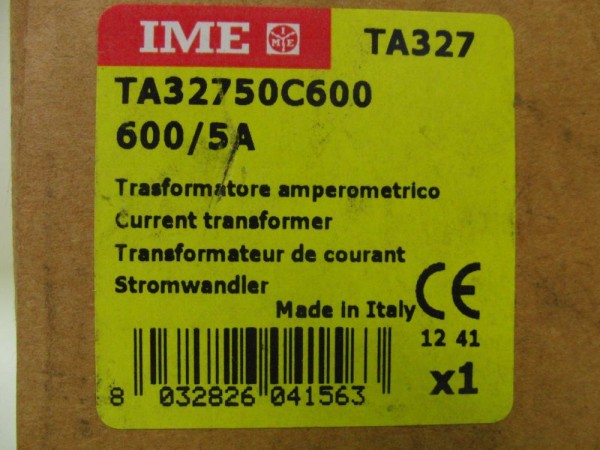 STROMWANDLER TA32750C600 600/5A