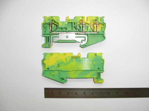 SCHUTZLEITER-REIHENKLEMME ST 4-TWIN-PE